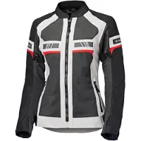 Held Tropic 4 Mesh Damen Motorrad Textiljacke, grau/rot, L