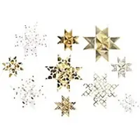 Sonstige Verlage Fröbelsterne GRAPHIC, WEISS/GOLD