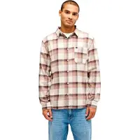 Quiksilver Langarmhemd "Motherfly Plaid", Herren, Gr. XXL, braun (pine bark motherfly), Obermaterial: 100% Baumwolle., Hemden Langarmhemd