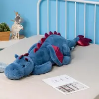 Merkloos Plüsch Drache Kuscheltier Stofftier Kinder - 27,6 Zoll - Rosa, Weiß, Grün und Blau - Handwäsche
