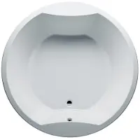 Riho Colorado Badewanne, rund, Einbau, 2-Sitzer, 180x53cm, 440 Liter, weiß, B038001005