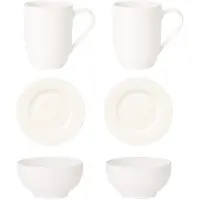 Villeroy & Boch Frühstücksset For Me White (6-Teilig)