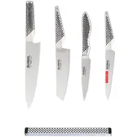 Global Messerset mit Magnetleiste