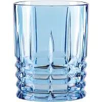 Nachtmann Whiskyglas "Whiskytumbler Highland 345 ml", blau (aqua), Glas, Trinkgefäße, Whiskyglas
