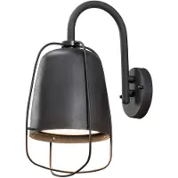 Konstsmide Außenwandlampe Perugia, schwarz