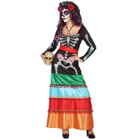 Atosa Mexican Skeleton Damenkostüm