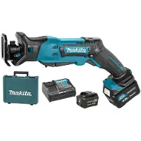 Makita JR103DSME, Schwarz, Blau, 3300 SPM, 78 dB, 3 dB, Akku, 4 Ah