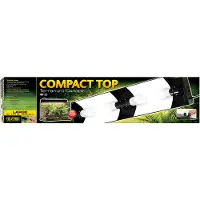 Exo Terra Compact Top Terrarienabdeckung Nano für 1 Lampe Reflektor E27 Schwarz