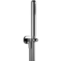 Gessi Goccia Brause-Set, mit Wandanschlussbogen 1/2 und Halterung, Schlauch 1,50 m und Antikalk-Hand