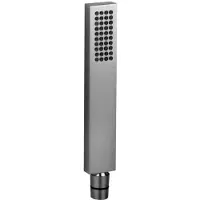 Gessi Rettangolo Antikalk-Handbrause, Eigensicher, Handbrause aus Metall, 20154299, Farbe: Schwarz XL