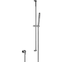 Gessi Goccia Brausestange 800 mm, mit Antikalk-Handbrause, Schlauch 1,50 m und Wandanschlussbogen 1/