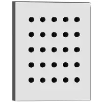 Gessi Rettangolo feste Seitenbrause 1/2, Breite 65 mm, mit zusätzlicher Befestigung, 32973031, Farbe: Chrom