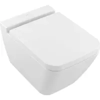 Villeroy & Boch Finion Tiefspül- WC, mit Wassersparsystem, spülrandlos, 375x560mm, 4664R0R1, Farbe: Weiß CeramicPlus