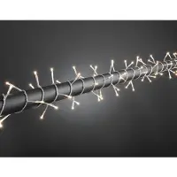 Konstsmide - Microlight Lichterkette, verschweißt, 160 klare Birnen, 24V Außentrafo, transparentes Kabel ; 2376-003