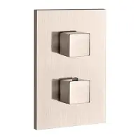 Gessi Fertigmontageset für Unterputz-Thermostatmischer, 2-Wege-On-Off-Umlenkkartusche, separat anzu