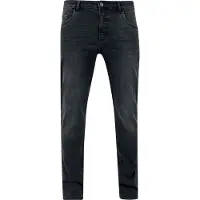 Urban Classics - STRETCH DENIM Jeans black washed - W32