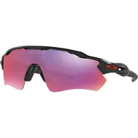 Oakley Sonnenbrille Radar EV Path (Glasfarbe: Prizm road) schwarz matt - 1 Brille mit Hartschalenetui