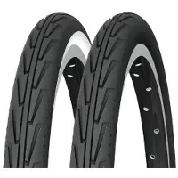 Michelin Reifen 500 A Confort (37-440) Junior City Schwarz/Weiß